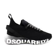Dsquared2 Svarta Fly Sneakers - PRE FW `23 Kollektion Black, Herr