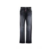 Dsquared2 Klassiska Denim Jeans för vardagsbruk Black, Dam