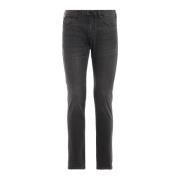 Emporio Armani Grå Noos Herr Slim-fit Jeans Gray, Herr