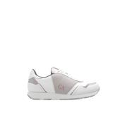 Emporio Armani Sneakers med logotyp White, Dam