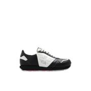 Emporio Armani Sneakers med logotyp Black, Dam