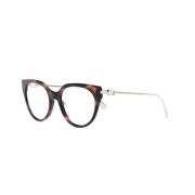 Fendi Stiliga Glasögon - Elegans och Modernitet Brown, Unisex