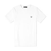 Fred Perry T-shirt White, Herr