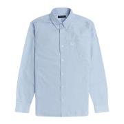 Fred Perry Klassisk Oxfordskjorta med knappar Blue, Herr