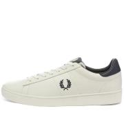 Fred Perry Lädersneakers med Broderad Laurbärskrona White, Herr