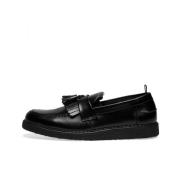 Fred Perry Svart Tassel Loafer från George Cox Black, Herr