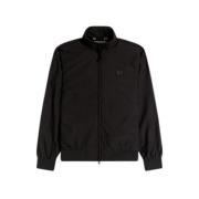 Fred Perry Sweatshirt med dragkedja Black, Herr