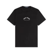 Fred Perry T-shirt Black, Herr