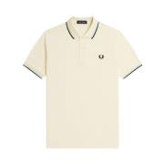 Fred Perry Twin Tipped Skjorta - Regular Fit Beige, Herr