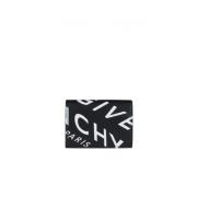 Givenchy Stilfullt Läderplånbok med Tryckknapp Black, Herr