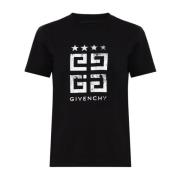 Givenchy T-shirt med logotyp Black, Dam