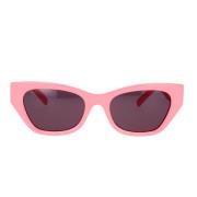 Givenchy Moderna solglasögon med metalliska accenter Pink, Dam