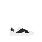 Givenchy Vita/Svarta City Sport Sneakers med D-remmar White, Dam