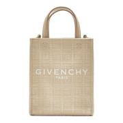 Givenchy G-Tote Mini Vertical i Naturbeige Beige, Dam