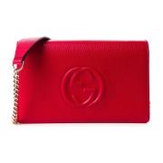 Gucci Cross Body Väska Red, Dam