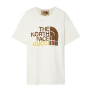 Gucci Stilren The North Face T-shirt Beige, Herr