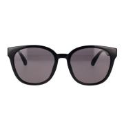 Gucci Ikoniska fyrkantiga solglasögon Gg0855Sk 002 Black, Dam