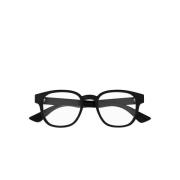 Gucci Unisex Fyrkantiga Acetatglasögon i Svart Black, Unisex