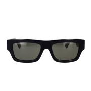 Gucci Rektangulära solglasögon med djärv acetatkant och eleganta GG-lo...