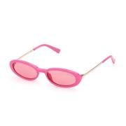 Guess Högkvalitativa solglasögon för en glamorös look Pink, Unisex