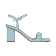 Guess Eco-Leather High Heel Sandals Blue, Dam