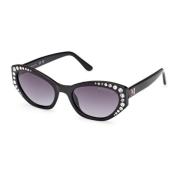 Guess Stiliga solglasögon för modemedvetna kvinnor Black, Dam