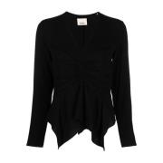 Isabel Marant Svarta Sweatshirts för Kvinnor Aw23 Black, Dam