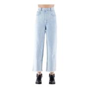 Isabel Marant Leather Trousers Blue, Dam