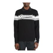 John Richmond Logo Front Sweater Black, Herr