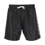 John Richmond Badshorts med Kontrast Sidosöm Black, Herr