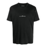 John Richmond Logo-Print Bomull T-Shirt Black, Herr