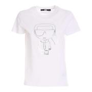 Karl Lagerfeld T-Shirts White, Dam