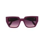 Karl Lagerfeld Silver Solglasögon, Must-Have Stil Purple, Dam