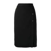 Karl Lagerfeld Midi kjol Black, Dam