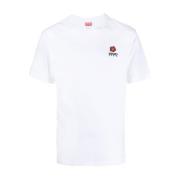 Kenzo Vita T-shirts och Polos med Naturligt Ljus White, Herr