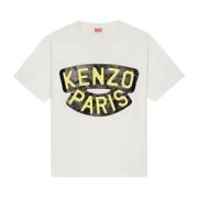 Kenzo Nautisk Oversize T-Shirt White, Herr