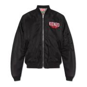 Kenzo Bomberjacka med logotyp Black, Herr