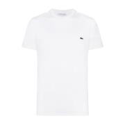 Lacoste Klassisk Herr T-Shirt White, Herr