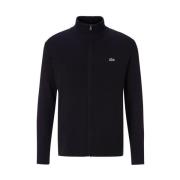 Lacoste Enfärgad Stickad Jacka Black, Herr