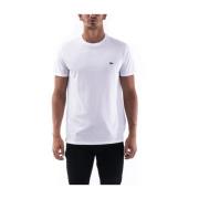 Lacoste Bomull T-Shirt, Stil ID: Th6709-001 White, Herr