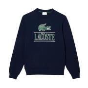 Lacoste Vintage 3D Print Unisex Sweatshirt Blue, Herr
