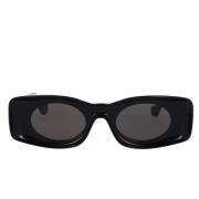 Loewe Exklusiva Fyrkantiga Solglasögon Black, Unisex