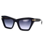 Marc Jacobs Trendiga fyrkantiga solglasögon för kvinnor Black, Unisex