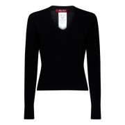 Max Mara Svarta Tröjor - Klassisk Kollektion Black, Dam