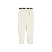 Max Mara Stiliga Pantalone Briose White, Dam