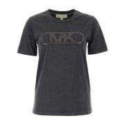 Michael Kors Svart bomull T-shirt Black, Dam