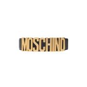 Moschino Bälte med logotyp Black, Dam