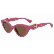 Moschino Trendiga Solglasögon Pink, Dam