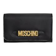 Moschino Korthållare med Avtagbar Axelrem Black, Dam