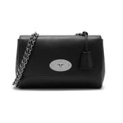 Mulberry Medium Lily axelväska Black, Dam